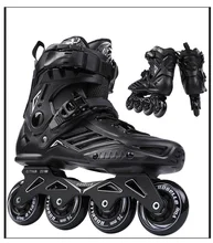 Professional slalom inline skates adult roller skating shoes sliding free skating patines size 35-46 good as SEBA sneakers