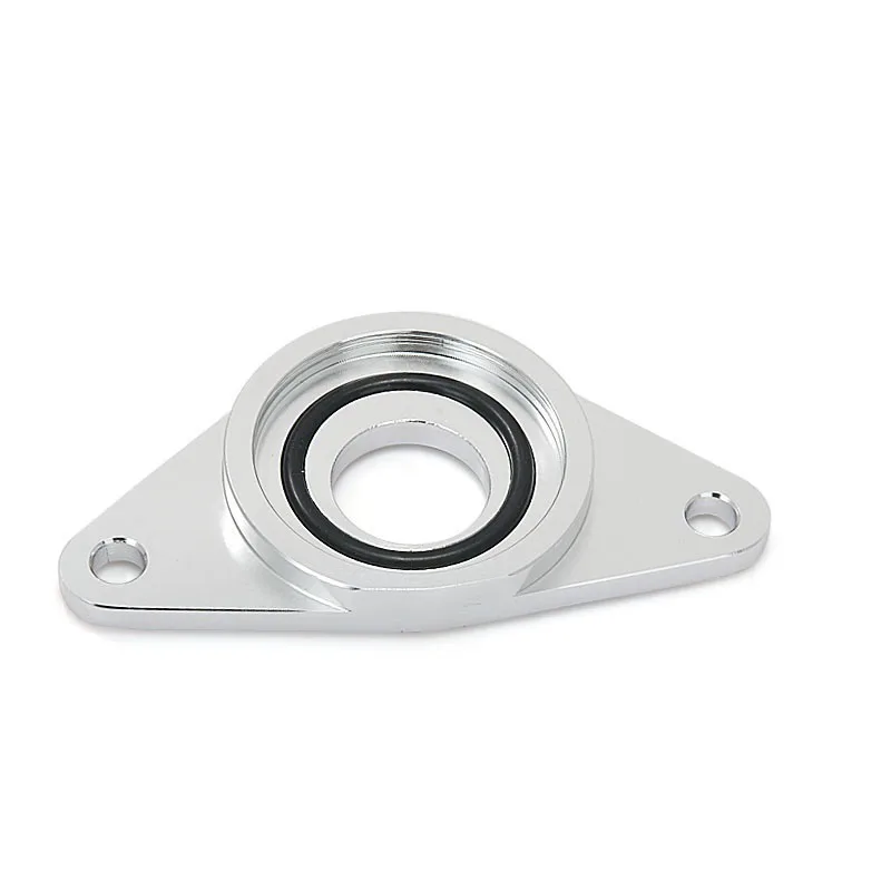Турбо SQV SSQV BOV выдувной клапан фланец адаптер для Subaru WRX STI верхний интеркулер - Color: Silver