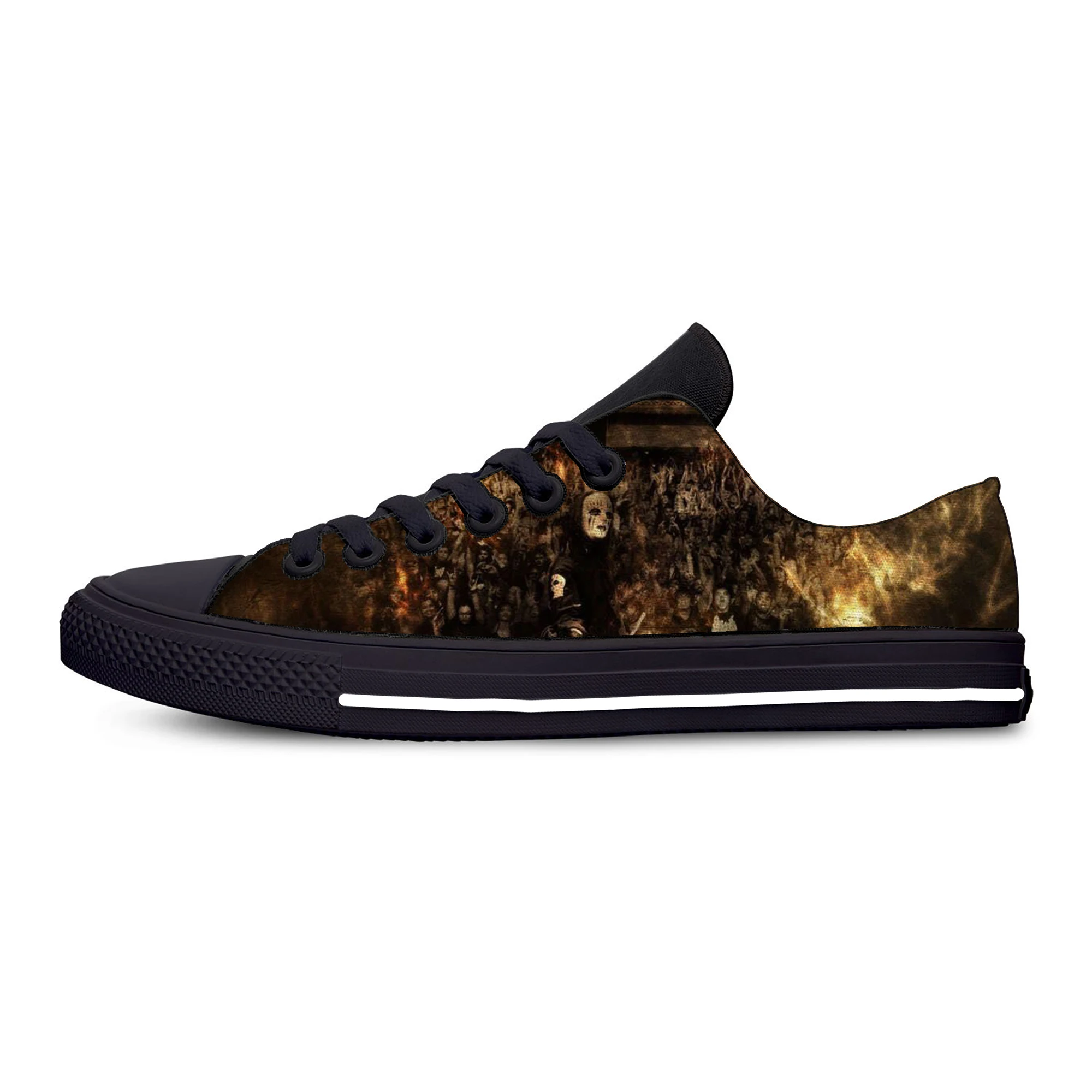 Slipknot2 Лидер продаж; крутые Модные женские легкие кроссовки; дышащая Классическая парусиновая обувь; Высококачественная обувь на плоской подошве; Мужская обувь без шнуровки - Цвет: Slipknot2