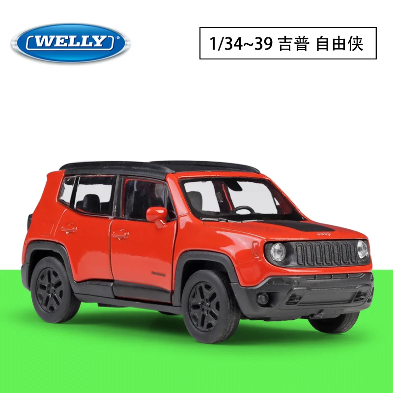 1/36 масштаб пикапа SUV металлическая литая модель автомобиля оттягивающийся автомобиль подарок на день рождения/Рождество - Цвет: Renegade