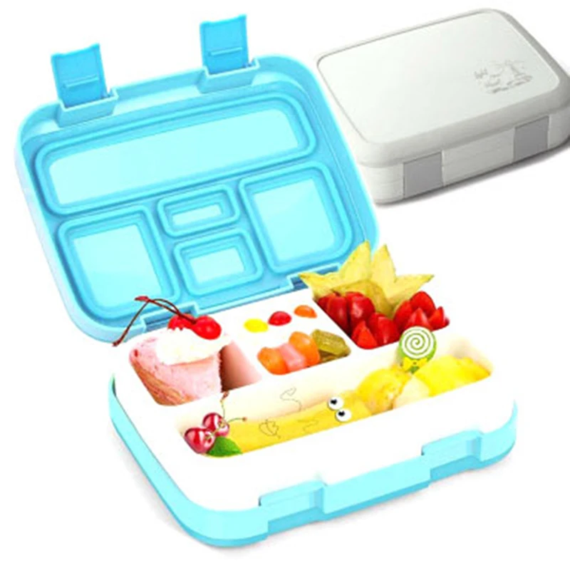 Kids Lunch Box With Compartment Microwavable Cartoon Bento Leakproof Food Container Lunchbox For Picnic | Дом и сад