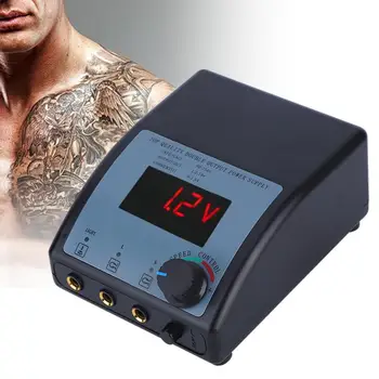 

Tattoo Power Supply Professional Tattoo Machine Dual Power Supply LCD Display Tattoo Regulator Tattoo Tool Tattoo Foot Pedal