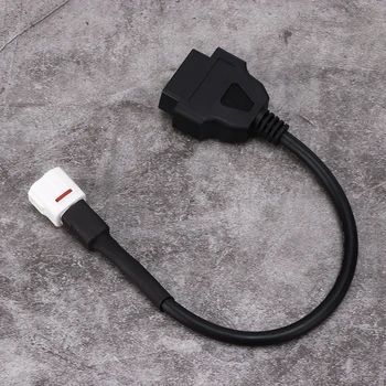

4 Pin to OBD2 Fault Code Reader Motorcycle Scanner Diagnostic Cable Fit for Yamaha diagnostic tools