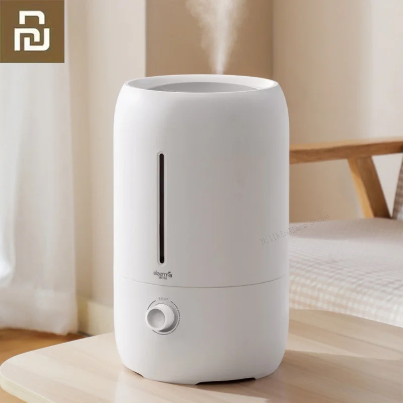 Xiaomi Deerma 5L Air Humidifier F800 ousehold Diffuser Humidifier Aromatherapy Humificador For Office Home - Цвет: white