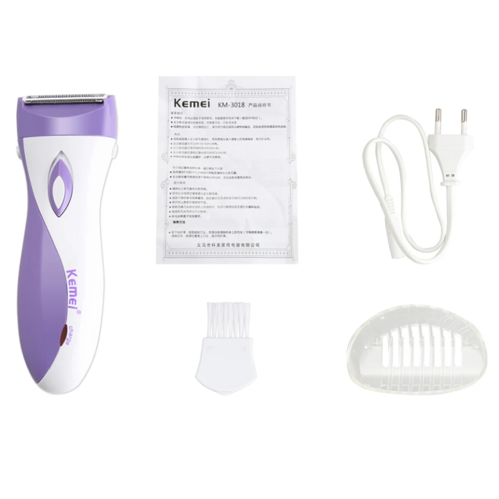 Women's Shaver Razor Epilator Electric Rechargeable Lady Shaving Trimmer Hair Removal For Female Body Leg Bikini Underarm
