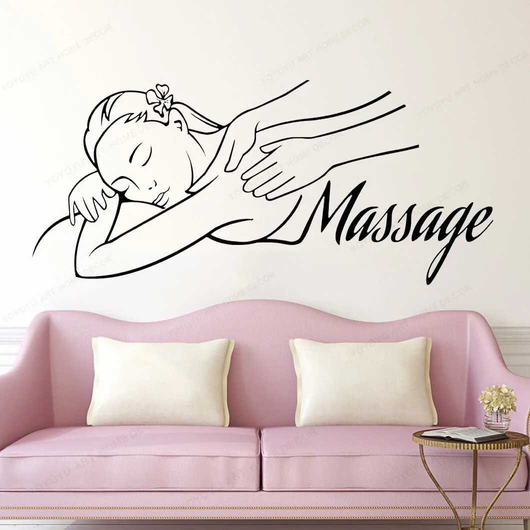 Message Wall Decal Spa Salon Wall Decor Spa Relax Removable Wall Art