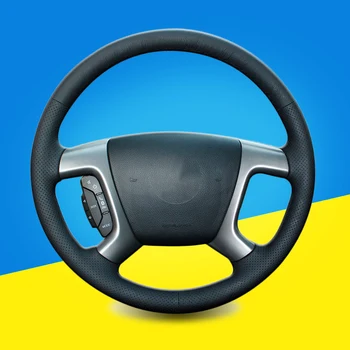

Auto Braid on the Steering Wheel Cover for Chevrolet Captiva 2007-2014 Silverado GMC Sierra 2007-2013 Daewoo Car Wheel Covers