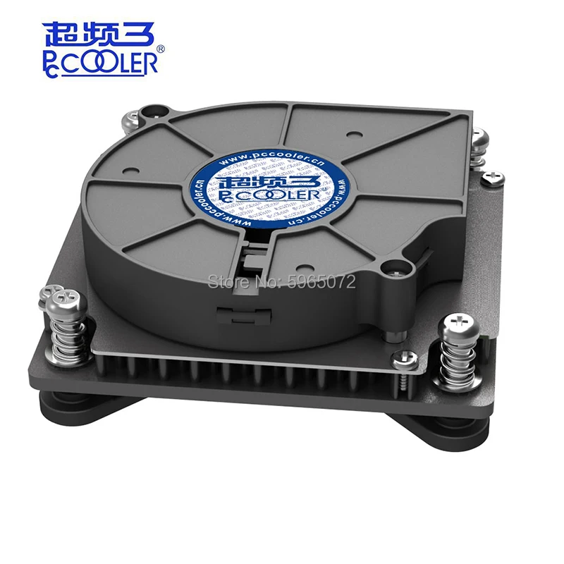 Pccooler 80 мм 4Pin PWM тихий ПК Cpu кулер турбо вентилятор C81H радиатор охлаждения для