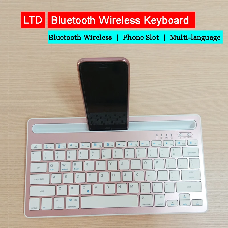 Bluetooth Wireless Keyboard For MaciPad Laptop Tablet Russian Arabic Thai Hebrew Spanish French Italian Korean German | Мобильные