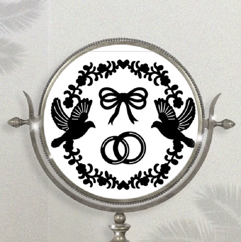 

InLoveArts Wreath Dies Bow Bird Metal Cutting Dies New 2019 for Card Making Scrapbooking Embossing Stencil Craft Flower Dies