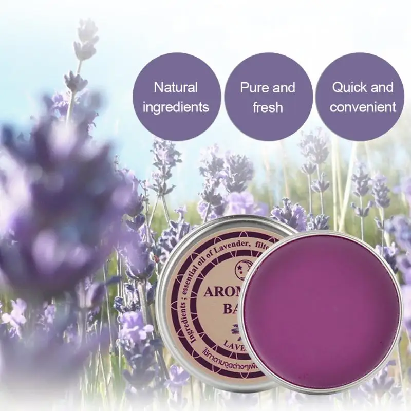 Effective Lavender Aromatic Balm Help Sleep Soothing Cream Essential Oil Insomnia Treatment Relieve Stress Anxiety TSLM2 | Красота и
