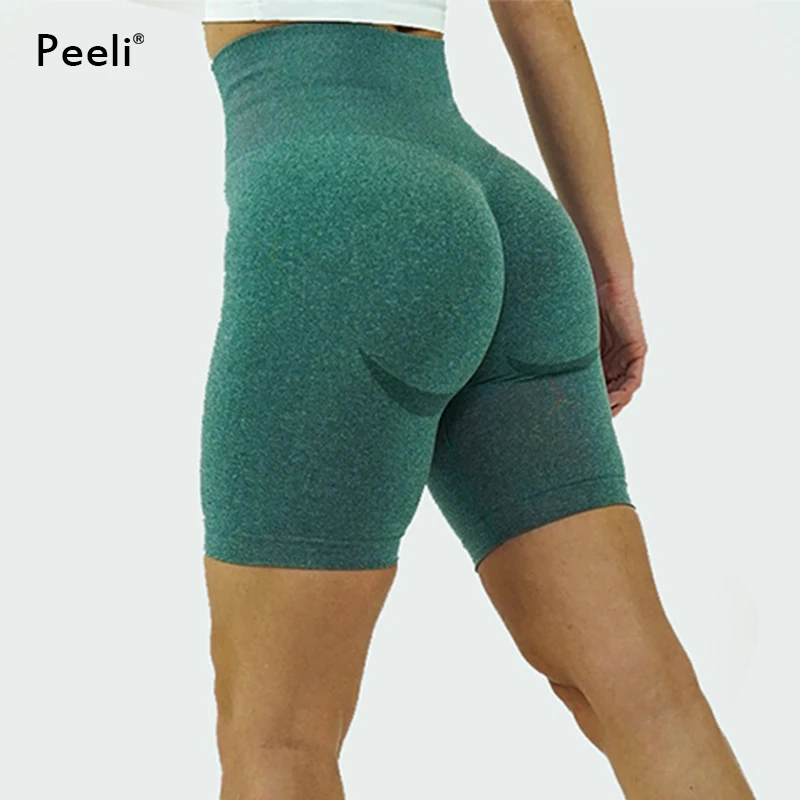 Шорты женские для фитнеса Peeli S/M/L/XL/XXL/XXXL/4XL/5XL/5XL/5XL/5xl нейлон + спандекс цвет в