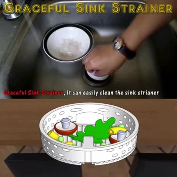 

Kitchen Sink Accessories Plastic Sink Strainer Post Stopper Drainer for Home Kitchen Bathroom Kitchen Fixture Kitchen Drains