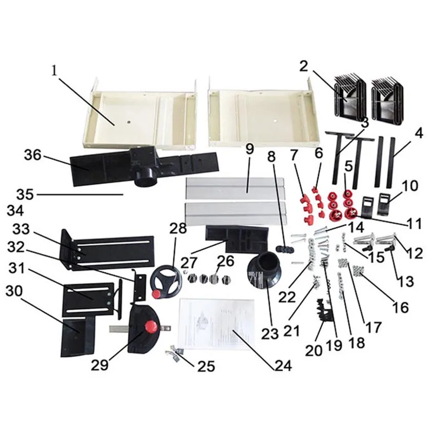 JMR-40 Home DIY Milling Machine Desktop Small Trimming Machine Woodworking Milling Machine Wood Slotting Machine 220V/110V 1500W