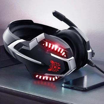 

Gaming Headset for PS4 PC, Pro Camouflage Over Ear Gaming Headphones Mic,Noise Canceling with Stereo Bass Surround Sound