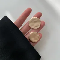 Gold Alloy Sewing Buttons 25/30mm For Clothes Decorative Handicraft Backpack Diy Supplies Large Scrapbooking Metal Button 6pcs 1
