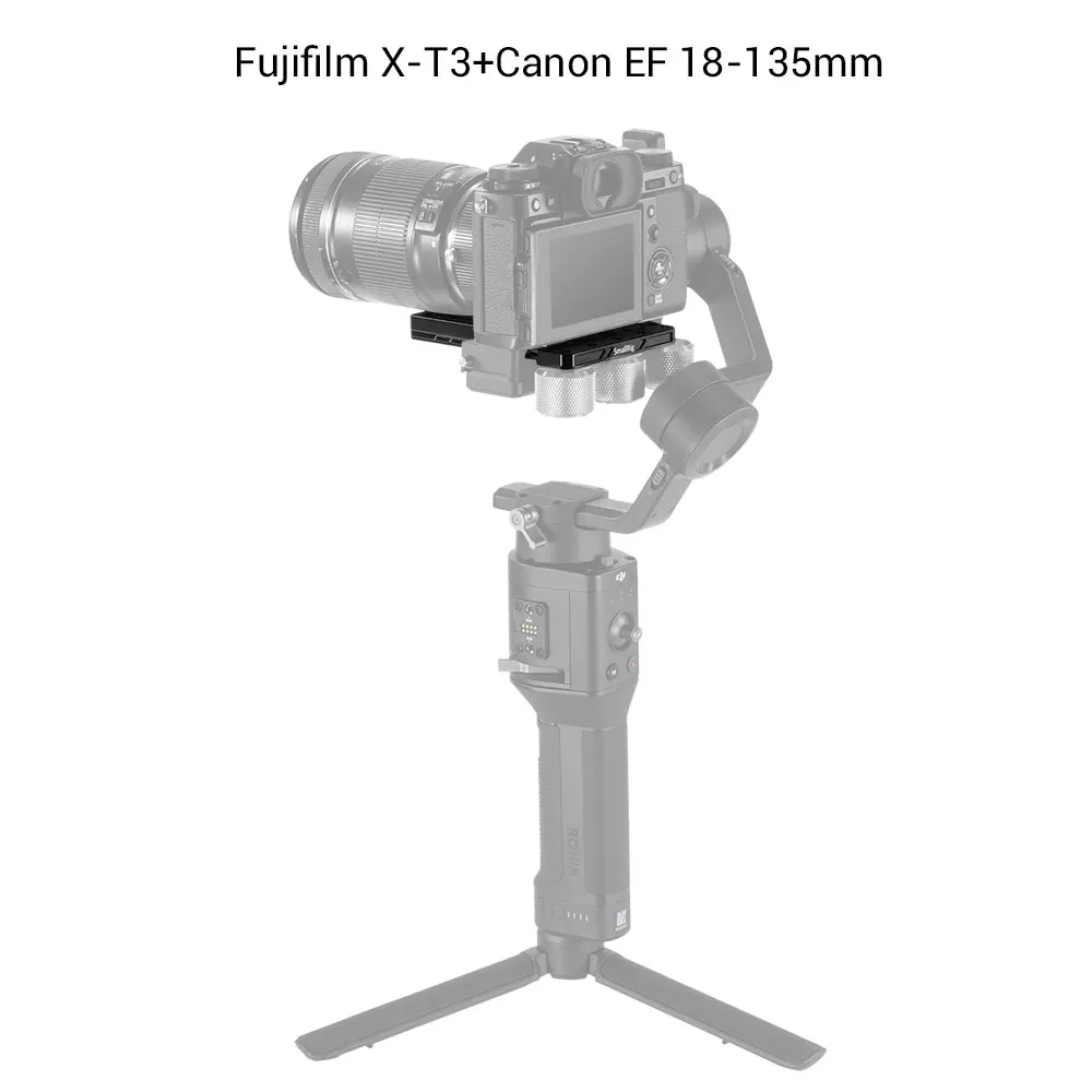 SmallRig противовес Монтажная пластина с 1/"-20 резьбовыми отверстиями для DJI Ronin-SC Gimbal стабилизатор Quick Release Plate-2420