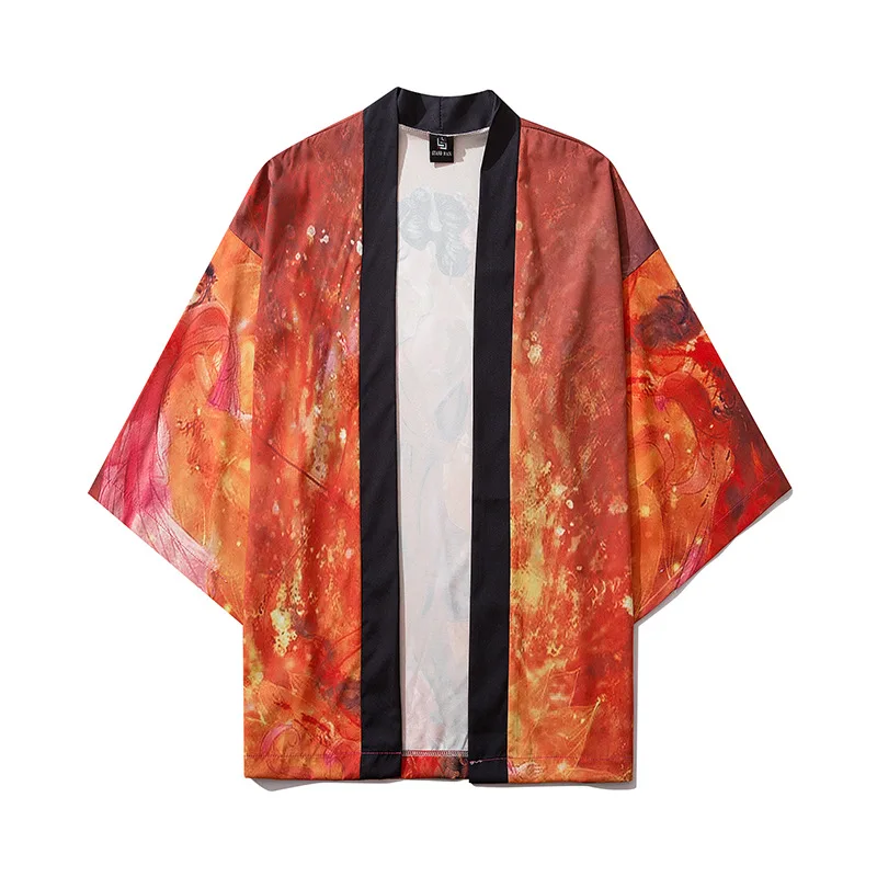 Yukata haori, мужское японское кимоно, кардиган, мужской костюм самурая, одежда, кимоно, куртка, мужское кимоно, рубашка yukata haori