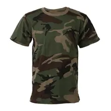 Летняя мужская камуфляжная футболка для охоты на открытом воздухе, дышащая футболка для боевых действий, сухая Спортивная камуфляжная уличная походная футболка JG M
