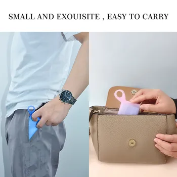 

Portable Silicone Mask Storage Clip Face Mask Storage Box Foldable Mask Temporary Storage Bag Container Disposable Masks Case