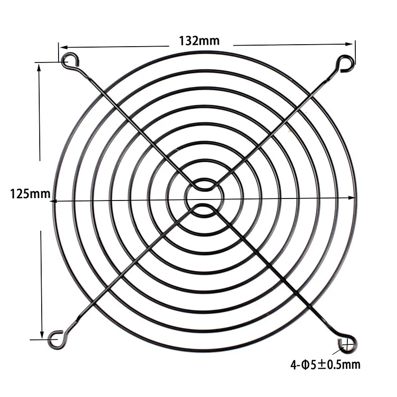 Ventilador de Resfriamento de Metal Grelha de Resfriamento para Computador com Capa de 140x140 mm 140 mm 14cm Malha Protetora para Ventilador - Imagem 6