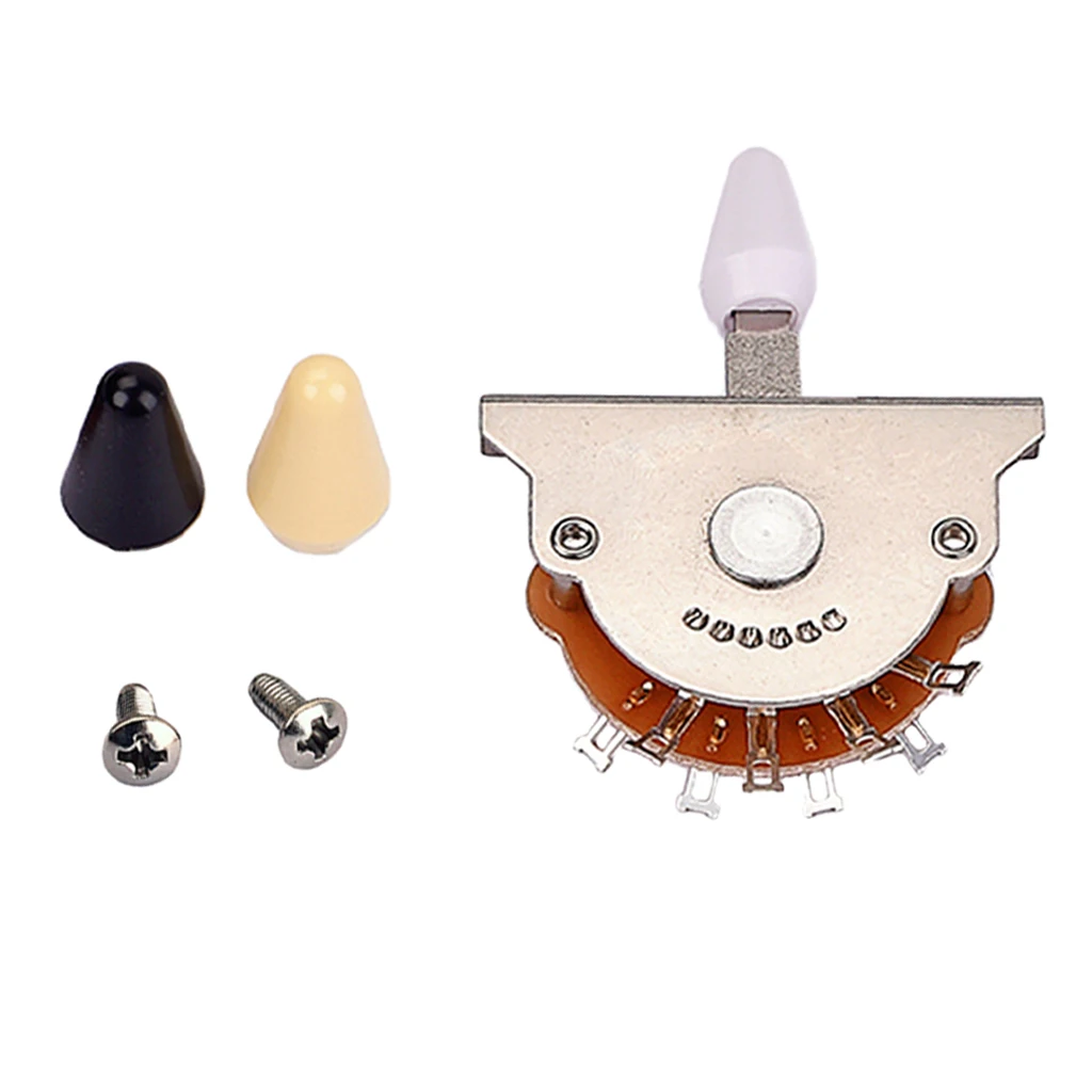 1 Set 5 Way Lever Pickup Selector Switch For Bass Guitar DIY Accessory