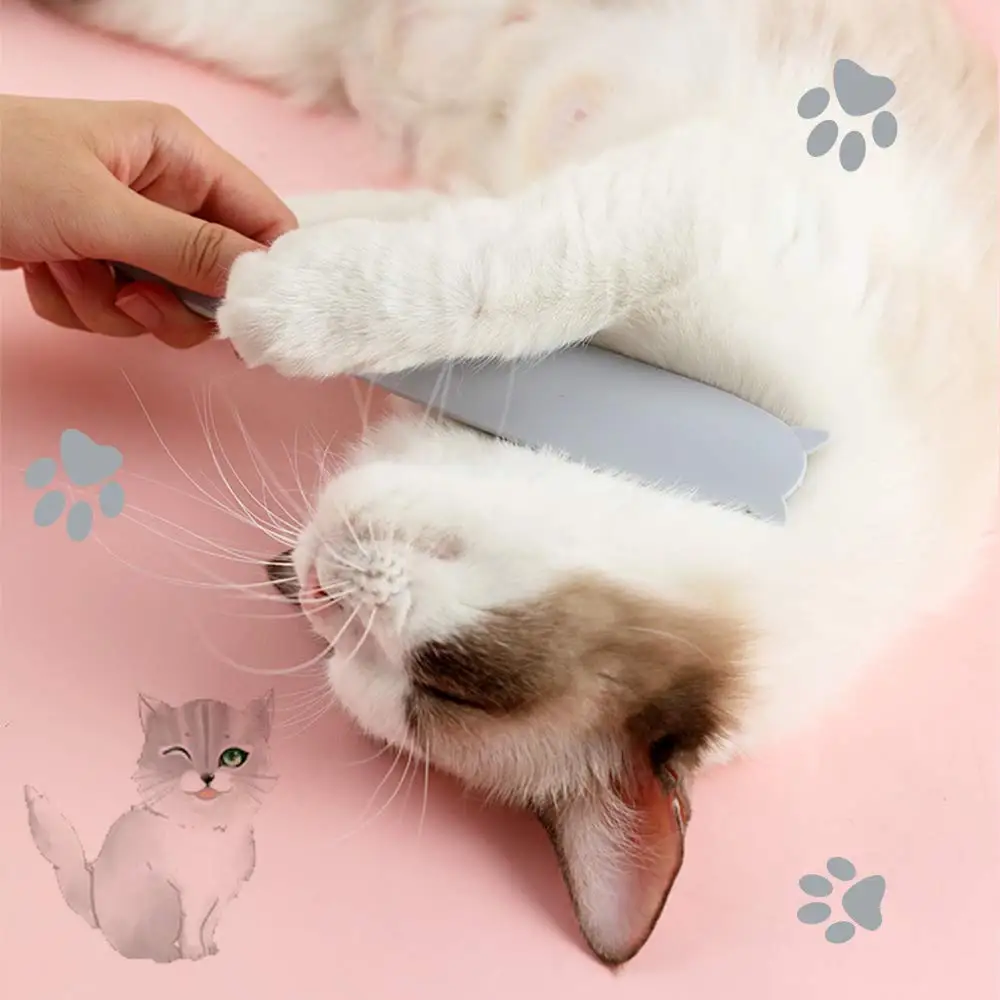 Щетка для кошек и домашних животных расческа кошачьего языка массажа выпадения