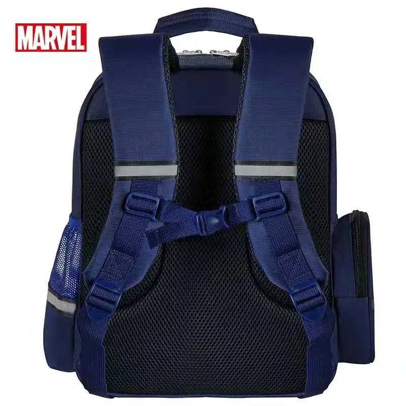 2023 Disney New School Bags For Boys Captain America Spider Man Primary Student Shoulder Orthopedic Backpack Grade 1-5 Mochilas