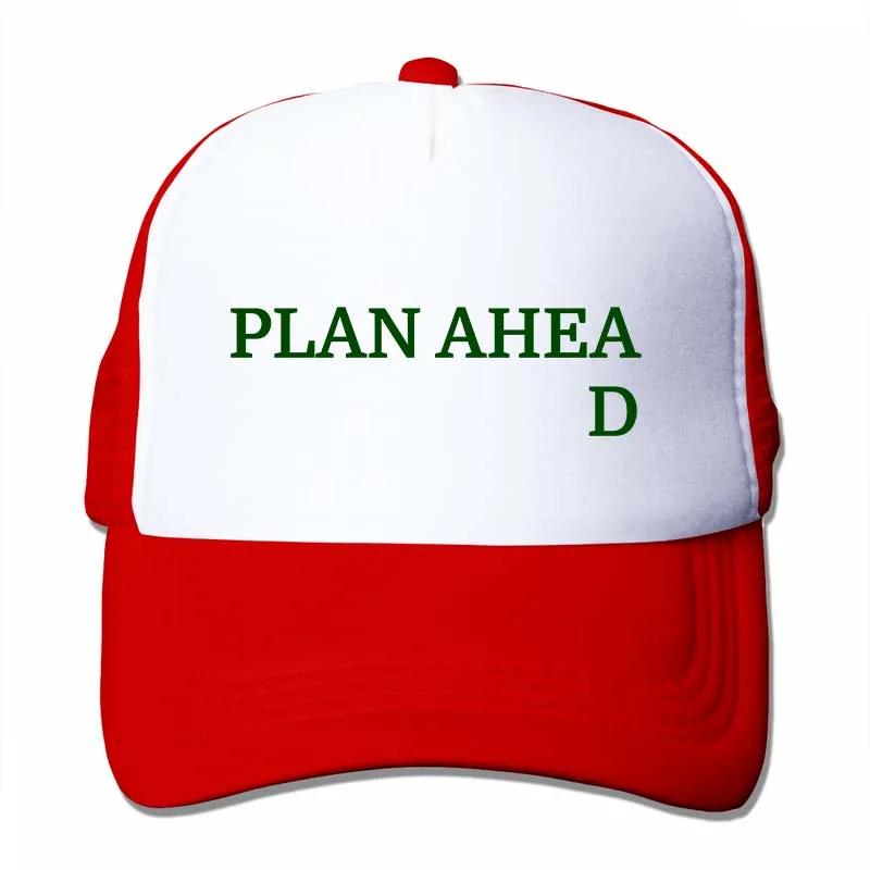 PLAN AHEAD бейсболка для мужчин и женщин Кепка для водителя грузовика модная Регулируемая Кепка - Цвет: 4-Red