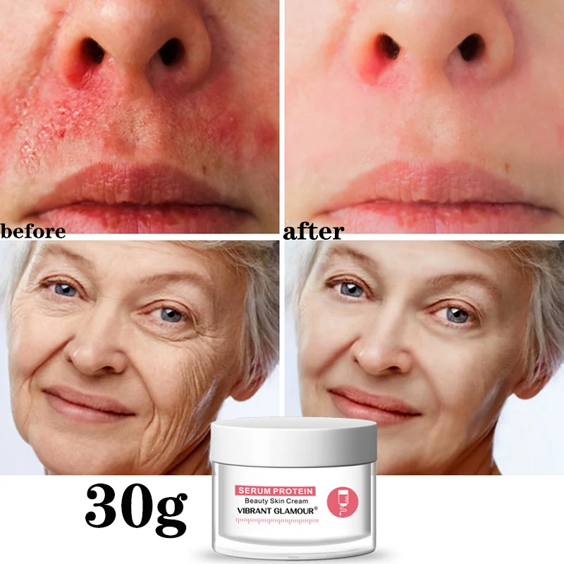 

30g Serum Protein Cream Anti-wrinkle Firming Firming Soft Skin Brightening Complexion Moisturizing Skin Whitening Face Cream