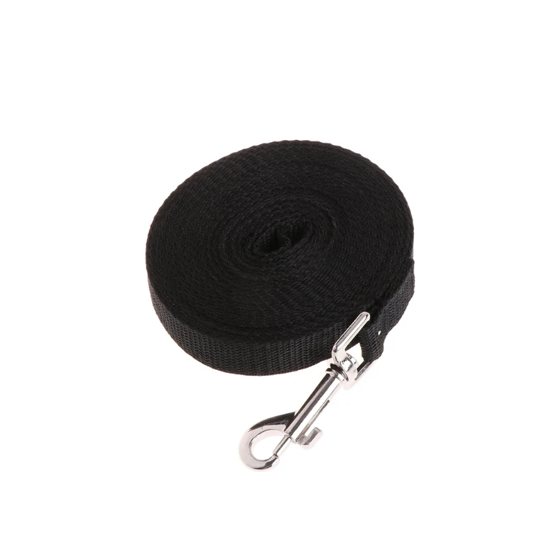 Pet Dog Lead Leash Long Strap Nylon Rope Obedience Training Walking 1.5/6/10/15M J6PD