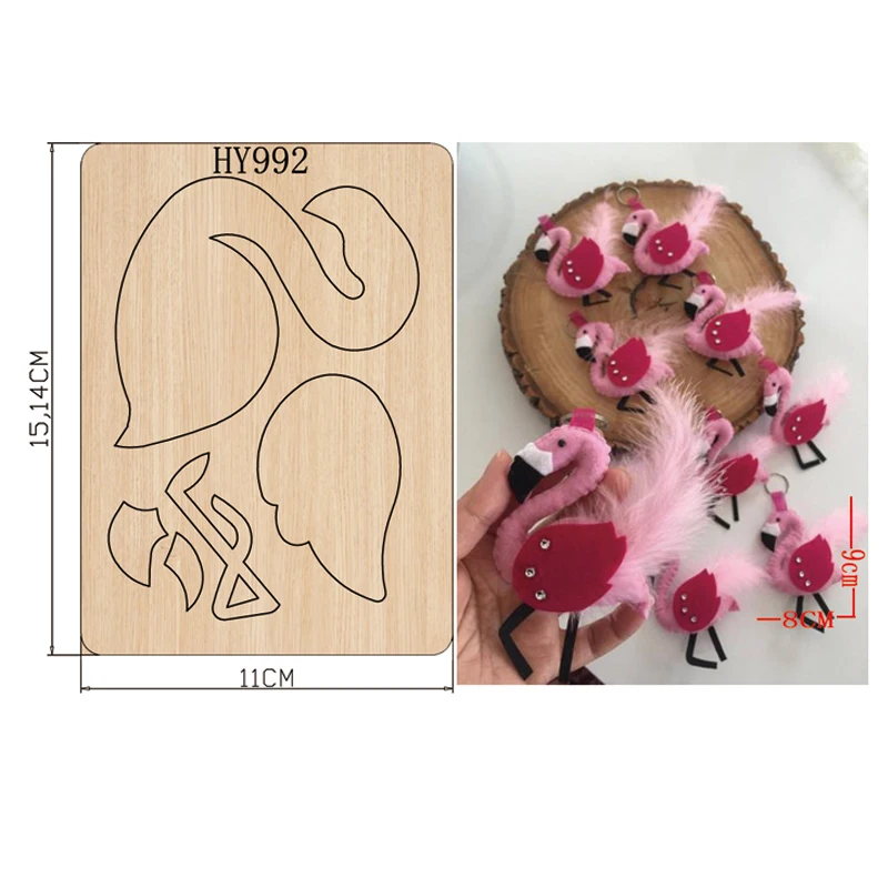 

Flamingo cutting dies 2019 new die cut &wooden dies Suitable for common die cutting machines on the market