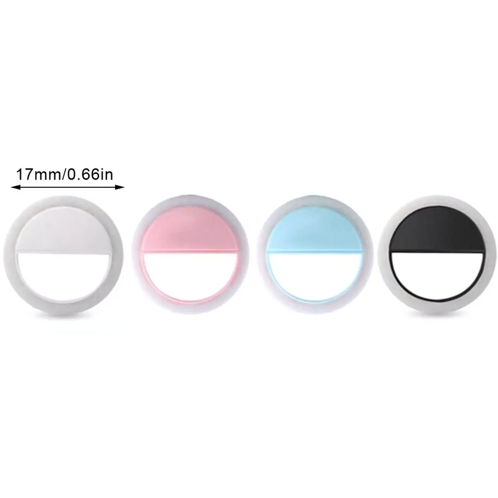 Universal Selfie LED Ring Flash Light Portable Mobile Phone 36 LEDS Selfie Lamp Luminous Ring Clip For iPhone 8 7 6 Plus Samsung