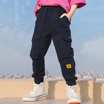 

Fashion Hip Hip Hop Dance Pants For Boys Street Dance Practice Wear Kids Rave Outfit Stage Performance Clothing Trousers DC4557