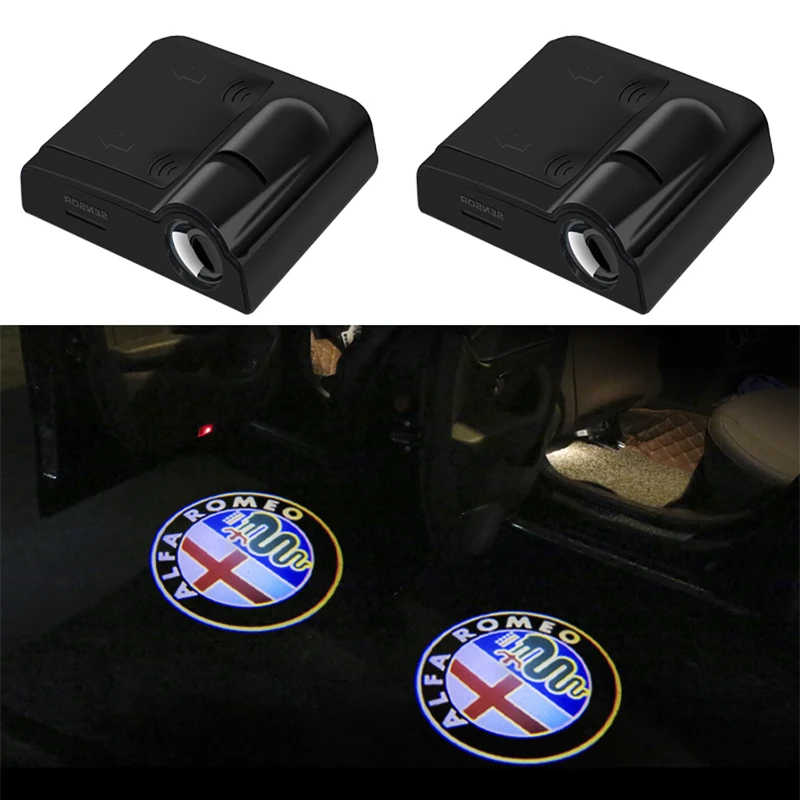 Sunflower Car Accessories,Sunflower Lights,Wireless Car Door Light Led Welcome Laser Projector,Welcome Courtesy Lamp Car Door Light,Puddle Light,No Wiring,No Punching,Suitable for All Vehicles