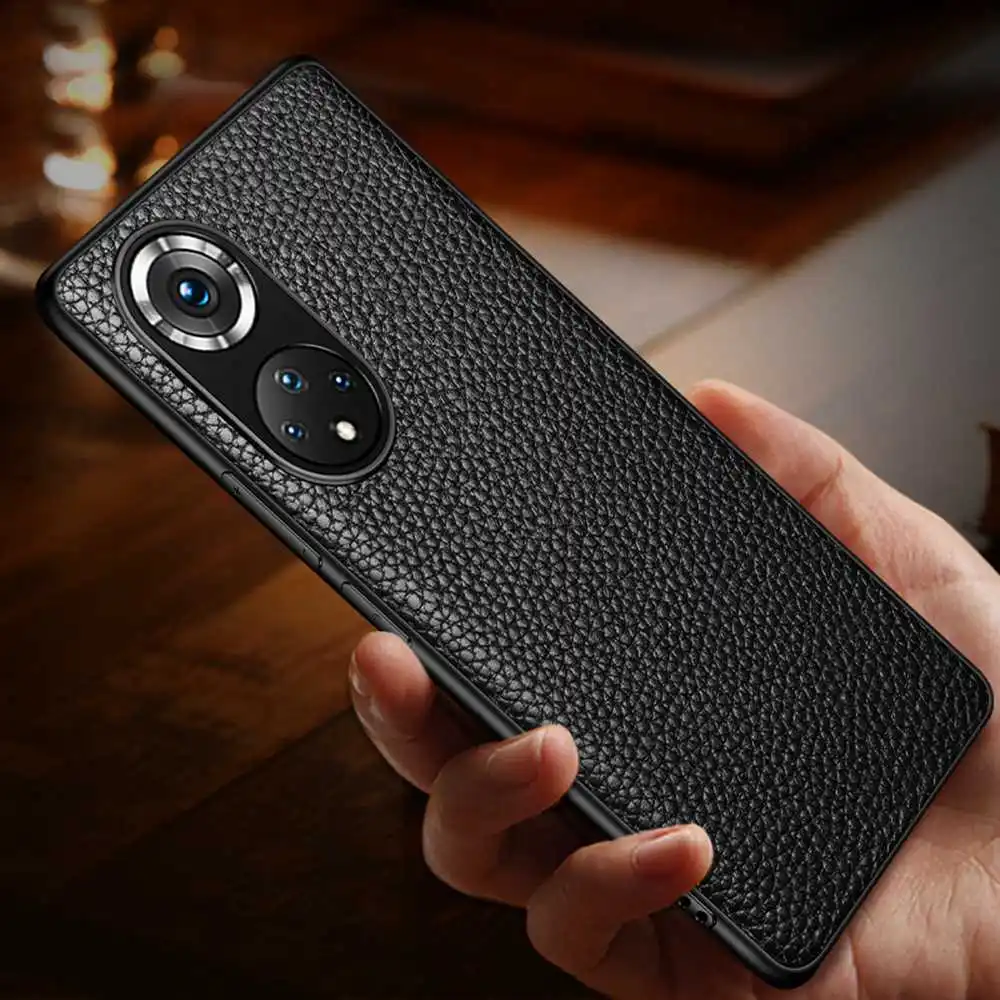 

Genuine Leather Case For Huawei Nova 9 Pro Case Anti Knock Luxury Coque For Nova9 8Pro Cover 360 Full Coverage Shell