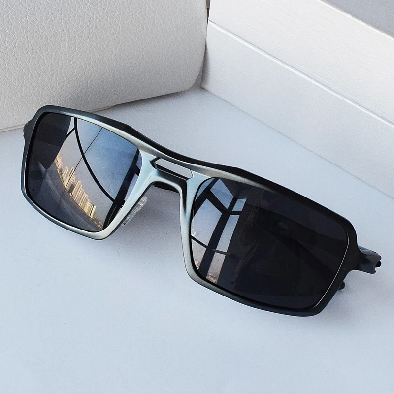 

Polarized Sunglasses Men Ultra-light Aluminum Sun Glasses for Man Driving Sports Style UV400 Black