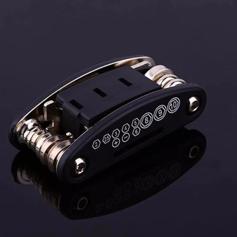 15 in 1 Multi Usage Bike Bicycle Repair Bike Tools Kit Hex Wrench Nut Tire repair Hex Allen Key Screwdriver Socket Extension Rod