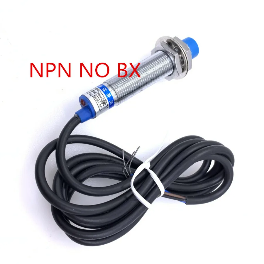 

5PCS M12 Inductive Proximity Switch Sensor 6-36VDC 3-Wire NPN PNP 300mA 4mm Distance LJ12A3-4-Z/BX AX BY AY