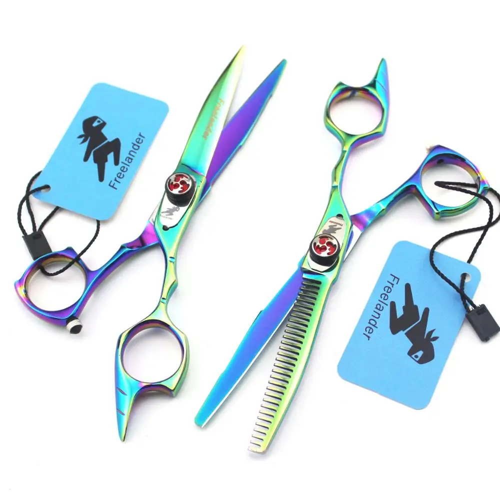 

5.5 inch Professional Hairdressing Beauty Scissors Professional Hairdressing Set Tooth Scissors Thinning Shears Flat Hair Salon