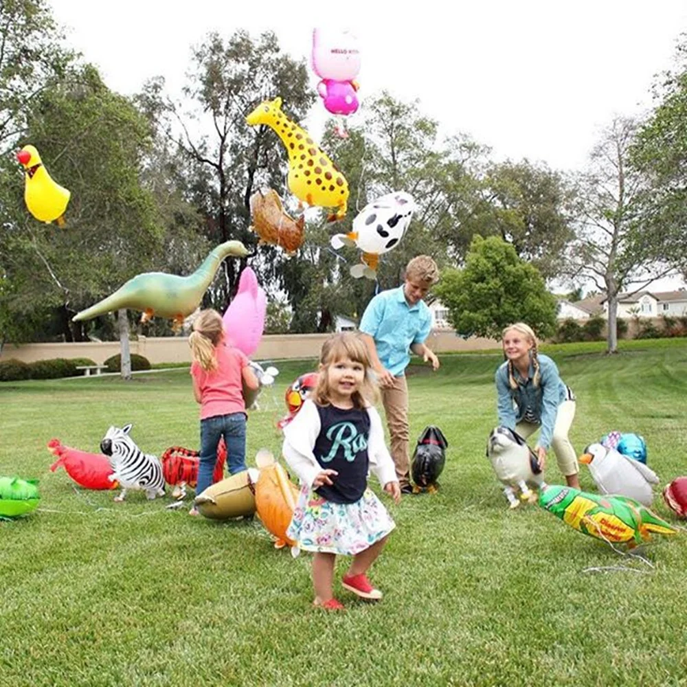 Mixes-Walking-Animal-HELIUM-Balloons-Cute-Cat-Dog-Panda-Dinosaur-Tiger-pet-air-Ballons-birthday-party