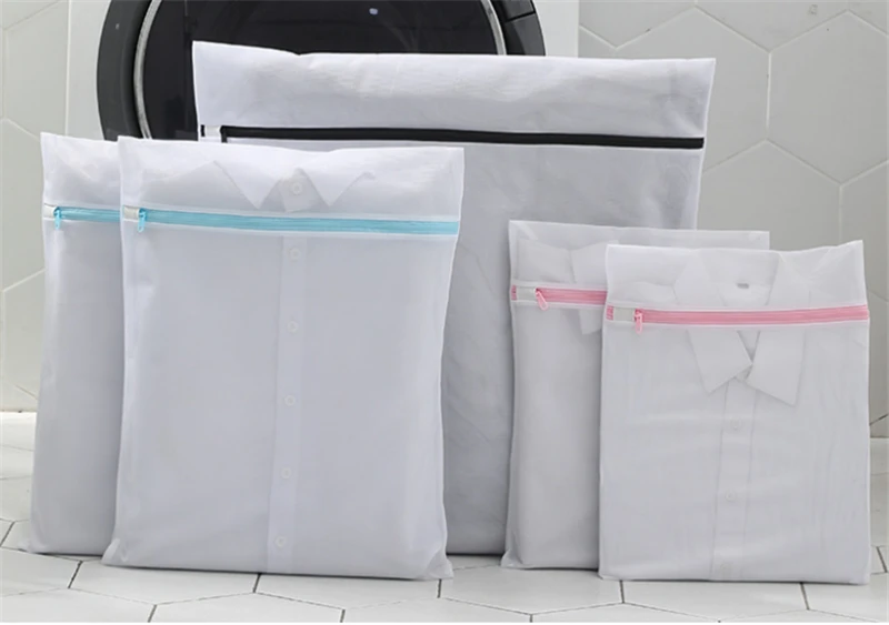 5 шт. Прачечная сумка с застежка-молния плавным ходом сетка фильтр грубой очистки