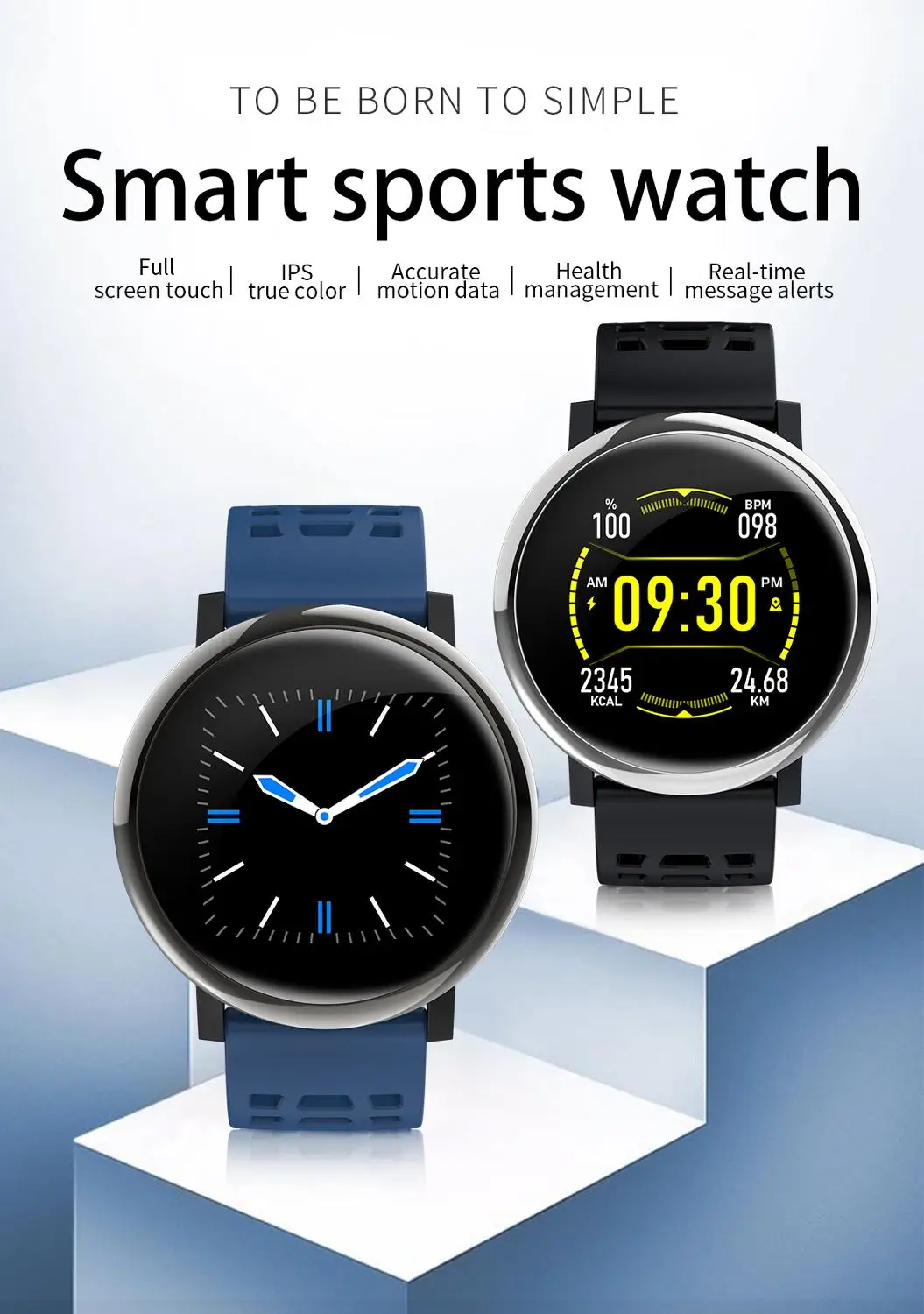 G30 Smart Watch Bluetooth GPS Phone Smart Watch Waterproof Android 5.1 Sports Smart Health Watch Men and Women Fitness Tracker