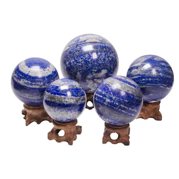 

1pc, 40mm 50mm 60mm 70mm Natural Polished Lapis Lazuli Crystal Quartz ball Sphere for decorative