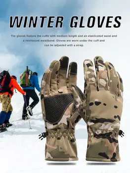 

Touchscreen Winter Gloves Cold Resistant Ski Gloves For Men Women Hiking Skiing