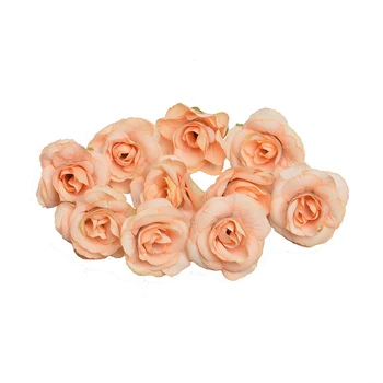 

50PCS Artificial Silk Rose Peony Flower Head Bulk Craft Wedding Party Decor