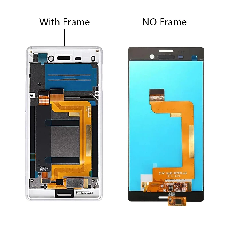 Для sony Xperia M4 Aqua E2303 E2353 E2333 ЖК сенсорный экран дигитайзер дисплей запасные части в сборе с рамкой