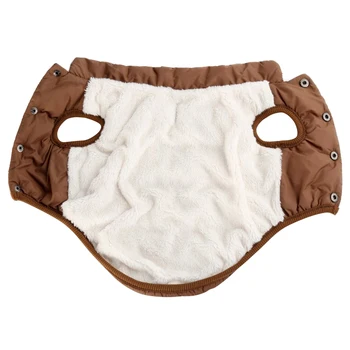 

Vest Dog Jackets Coat Sweater with Metal Buckle Warm Winter Clothes for Cats Small Dogs DTT88