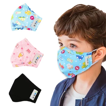 

1/6/20Pcs Dust Anti-flu Children's Protective Masks Adult & Kids Anti-Fog PM2.5 Face Mask Boys Girls mascaras faciais gripe D45