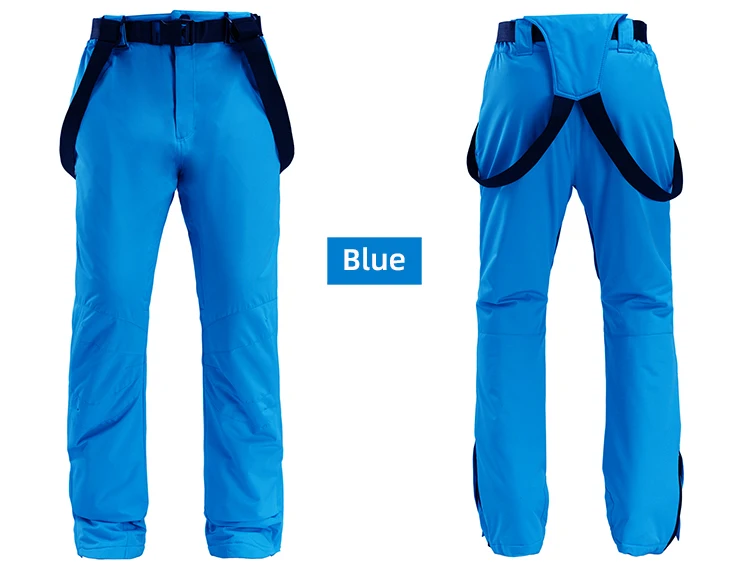 10K лыжный костюм для мужчин и женщин Зимняя уличная водонепроницаемая ветрозащитная влагостойкая теплая зимняя куртка и брюки одежда